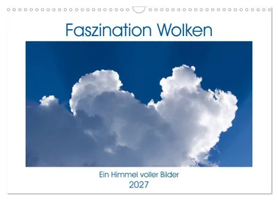 Produktbild von Faszination Wolken (Wandkalender 2027 DIN A3 quer), CALVENDO Monatskalender