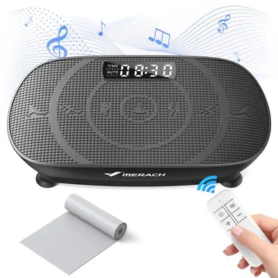 Imagen del producto de MERACH 2398: Alfombrilla vibratoria para todo el cuerpo, color gris