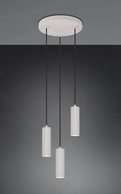 Image de Trio 367730376 Soka GU10 Lampe suspendue 3 fois ⌀28cm Grey chaud