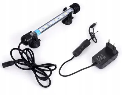 Obrázok produktu pre LED akváriová lampa 18 cm biela+modrá