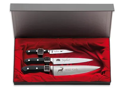 Produktbild von F. DICK Messerset Jagd Premier Plus 3-tlg. (Messer Logos, nichtrostend, 56èƒÂ€Âš° HRC)