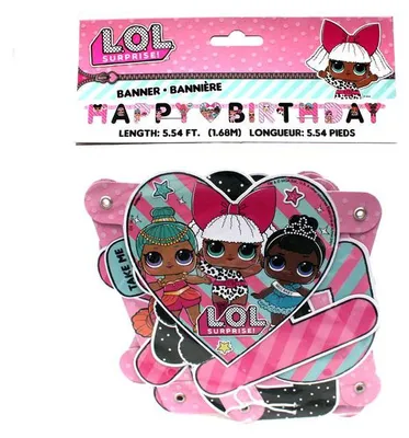 Image de Guirlande de lettres LOL Surprise !