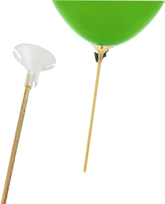 Obrázek produktu pro EKO tyčinky na balónky, dřevěné, 30 cm, 10 ks.