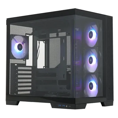 Produktbild von View A-RGB  (schwarz, Tempered Glass x2)