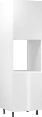 Produktbild von Hochschrank für Backofen Einbauschrank Schrank Backofennische Hochglanz