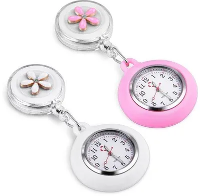 Image de Montres pour infirmières - À enfiler avec aiguille luminescente - Bracelet en silicone
