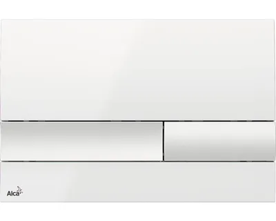 Produktbild von ALCA M1730 Betätigungsplatte für Vorwandsysteme, weiß glänzend