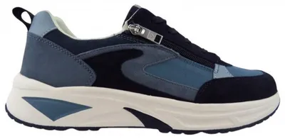 Produktbild von Waldläufer H-Jack sportlicher Schnürer Blau in Gr. 40.5