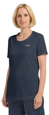 Produktbild von Jack Wolfskin Tech Kurzarm-t-shirt Blau M Frau Blau M