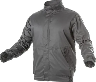 Produktbild von Högert Arbeitsjacke "Fabian" mit Reflektoren in Dunkelgrau 4XL