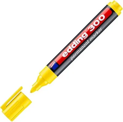 Obrázek produktu pro Permanentní popisovač Edding 300, žlutý