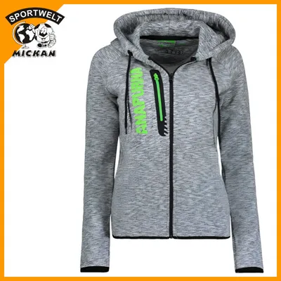 Produktbild von Anapurna Damen Sweatjacke Galipana Hoodie Gr.XL grau (WU4443F/AN)
