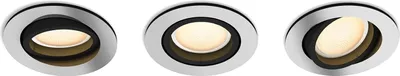 Image de Philips Hue White ambiance 8719514342828 éclairage intelligent Spot d'éclairage intelligent Bluetooth Argent 5,7 W