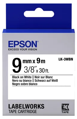 Image de Epson LK-3WBN ruban d'étiquette