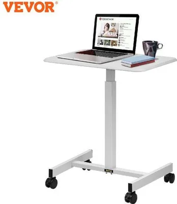 Immagine prodotto di Piano di lavoro regolabile per notebook su rotelle