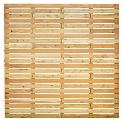 Produktbild von Ligna Gard Rhombuszaun Genf Pro 179x179 cm Holzzaun Lärche