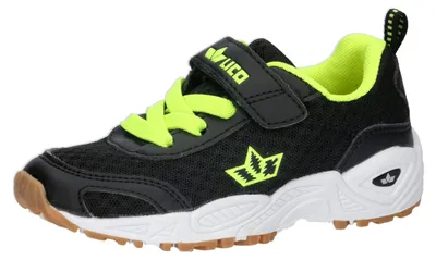 Productafbeelding van Lico Unisex kinder indoorschoenen Bronte, zwart/geel, maat 31 EU