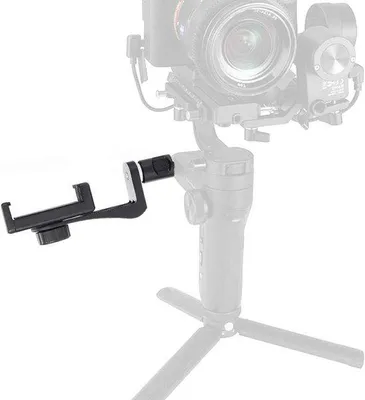 Image de Stabilisateur vidéo portable - Support à pince pour smartphone - 14,5 cm - Noir