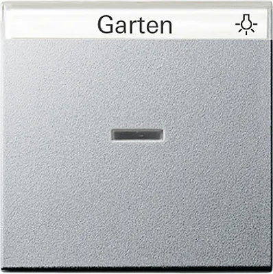 Produktbild von GIRA 067026 Wippe Kontrollfenster+BSF System 55 Farbe Alu