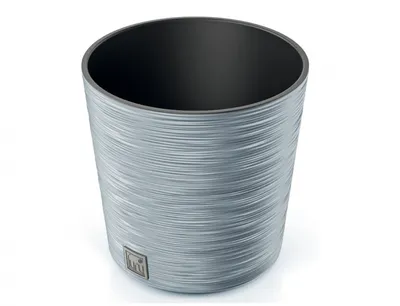 Image de Pot de jardin Pot 25 cm rond Terrasse Jardin Maison Gris
