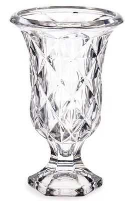 Produktbild von Giftdecor Vase - Rhombus - transparentes Glas - 15 x 24 cm