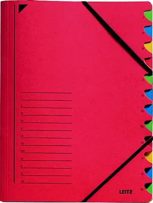 Produktbild von Leitz 39120025, 24,7 cm, 32 cm, Rot
