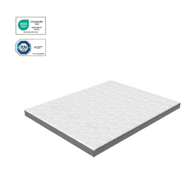 Produktbild von Genius eazzzy Topper Royal Hybrid Größe 160 x 200 x 11 cm Höhe 11 cm, Matratzentopper mit Gel-Memory-Schaum, Federkern-Topper Temperaturregulieren
