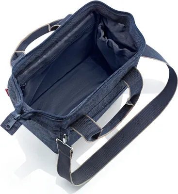Produktbild von reisenthel allrounder cross, Crossbody-Reisetasche, Herringbone Dark Blue, 4 L, MQ4113