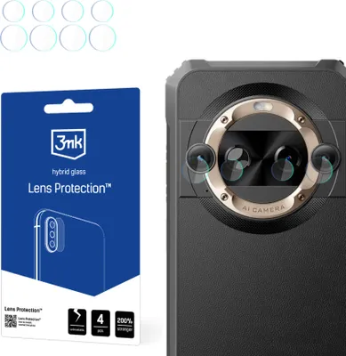 Produktbild von 3mk Hybridglas Lens Protection für Blackview BL9000 Pro Kamera Objektiv Kameralinse 0,16mm 6H (4 Stück)