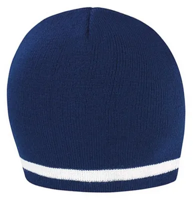 Image de Result Winter Essentials - Bonnet « National » pour homme/femme (unie) LT921 (taille unique) (bleu marine/blanc)