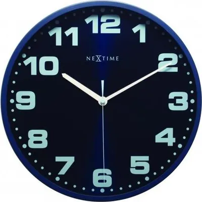 Image de Horloge murale NeXtime 3053bl Dash Blue