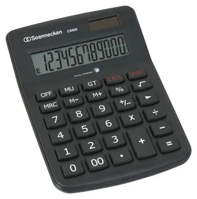 Immagine prodotto di Soennecken Tischrechner CS900 8662 schwarz