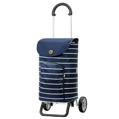 Shopper Andersen MANUFAKTUR Royal Shopper Ole 47L - Noir - Chariot De Courses Pliant