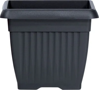 Image de Květináč TERRA hranatý 15 cm - barva: antracit