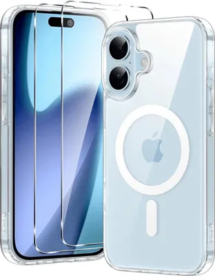 Produktbild von Schutzhülle für Iphone 17 Magsafe Schutz Tasche Slim Cover Case Bumper Screen Full 9H