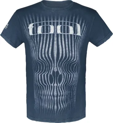 Produktbild von Tool T-Shirt Herren Grid Skull blau Band-Merch, Bands 100% Baumwolle L
