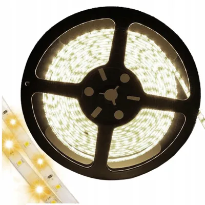 Immagine prodotto di Striscia LED, luce bianca calda 6500K, impermeabile, 5 metri, 24V, 54W, dimmerabile, grado di protezione IP63