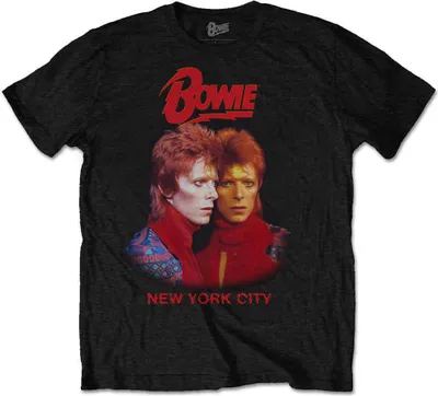 Produktbild von David Bowie New York City Black S T-Shirt
