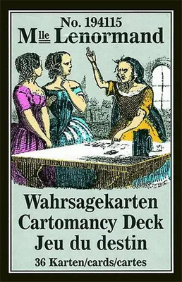 Image de Mlle Lenormand Wahrsagekarten No. 194115 (36 Karten mit Anleitung in Sprachen Deutsch, Englisch und Französisch - Cartomancy Deck - Jeu du destin)
