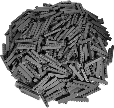 Immagine prodotto di Mattoncini LEGO® 1x8 grigio scuro - 3008 NUOVO! Quantità 50x