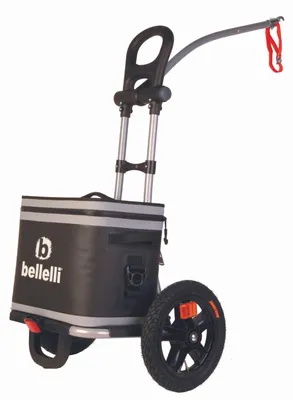 Produktbild von Fahrrad Einkaufstrolley - Fahrrad Trolley - Fahrradanhänger - Outdoor Trolley - B-Tourist Picnic Bag L - mit Kühltasche 20 Liter - Picnic Trolley - Kühlbox mit bis zu 68h Kühlung - Red Loon by Bellelli