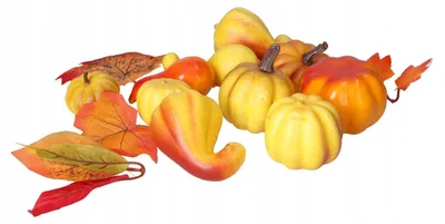 Produktbild von DEKO Künstliche Kürbisse Herbstdekoration Großes Set 14 Stück