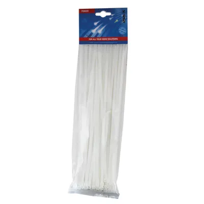 Produktbild von SCANPART 2480500052, Kabelbinder-Halterung, Nylon, Weiß, 300 mm, 4,8 mm, 50 Stück(e)