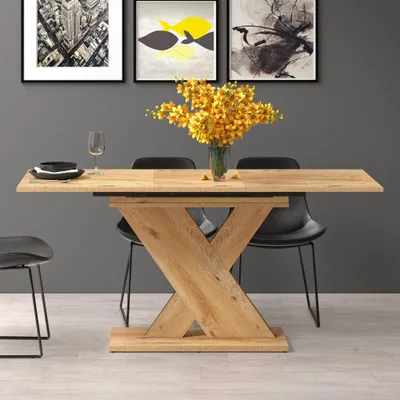 Immagine prodotto di Tavolo allungabile Axi 120x75x76H colore rovere