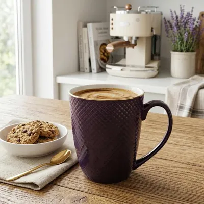 Imagen del producto de Taza de porcelana Florina Tiffany, 400 ml, color lila