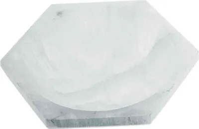 Produktbild von Selenit Schale 10 cm – Weiße Steinschale für Heilsteine, Schmuck, Deko