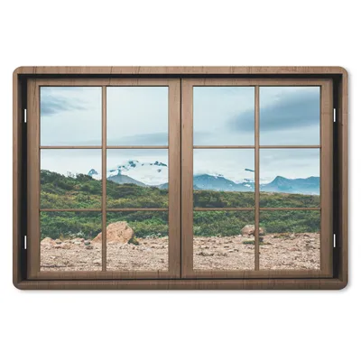 Produktbild von MuchoWow® Mauspad Mousepad Aussicht - Felsen - Berg 27x18 cm - Mousepads - Maus Mat - Pad - Mausunterlage - Büroartikel - Desk Matten