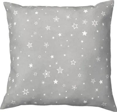 Produktbild von Heimtexland ® Tischdeko Serie Weihnachten Sterne Weihnachtsdeko Deko Kissen Tischdecke Typ366 Kissenhülle 40x40 cm hellgrau