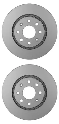 Produktbild von 2 Bremsscheiben außenbelüftet Ø 59 mm 24 mm HELLA für u.a. CHEVROLET AVEO
