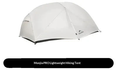 Image de Tente de camping, ultralégère, imperméable, pour 2 personnes, couleur grise